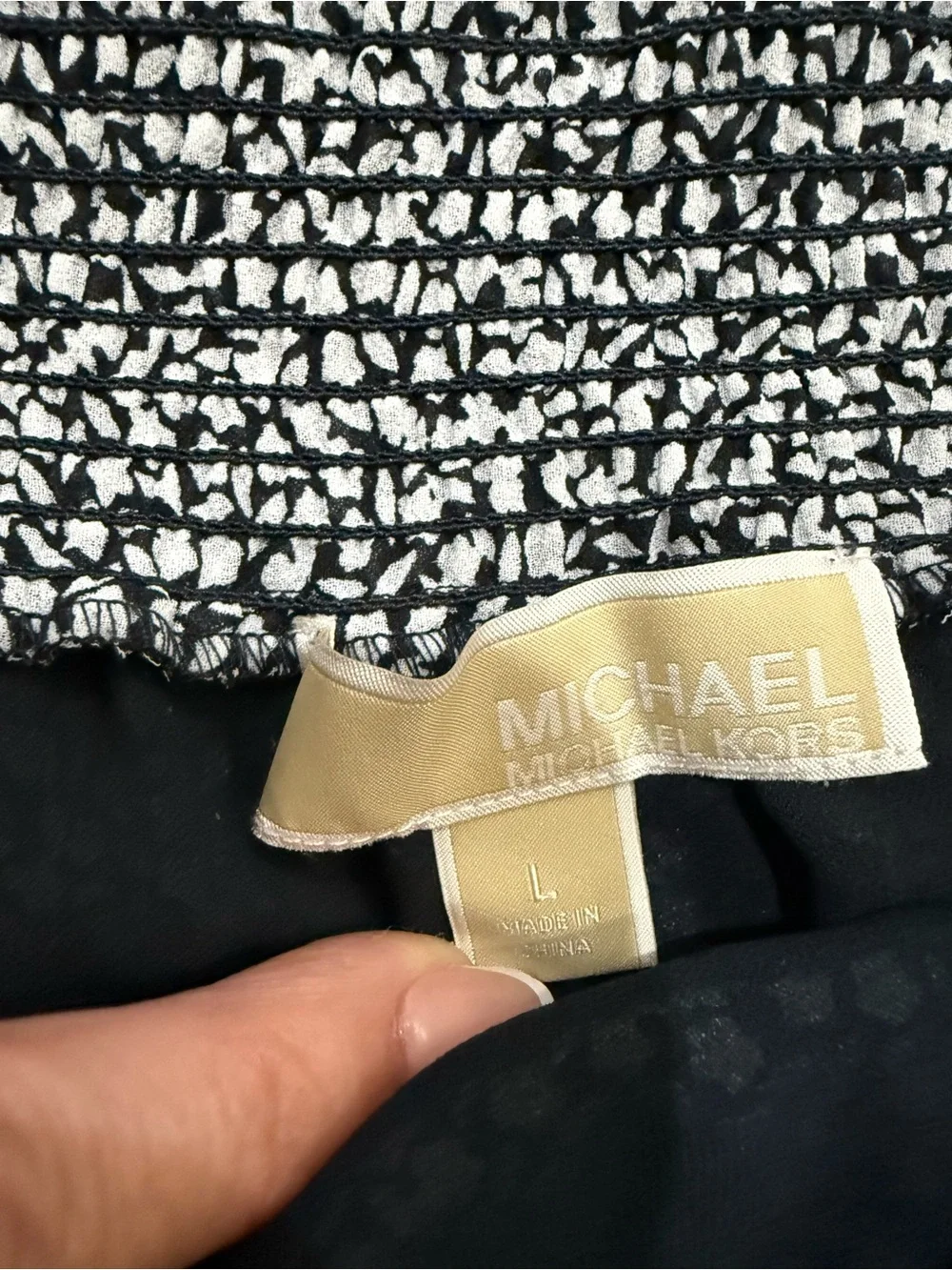 ✨Michael Kors Floral Off-Shoulder Ruffle Dress